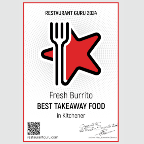Fresh burrito Awards 23