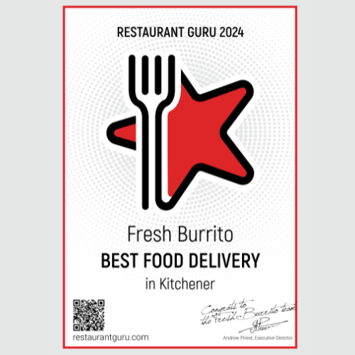 Fresh burrito Awards 24
