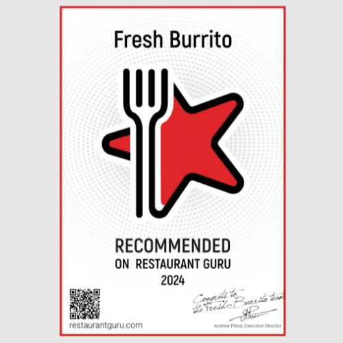 Fresh burrito Awards 25
